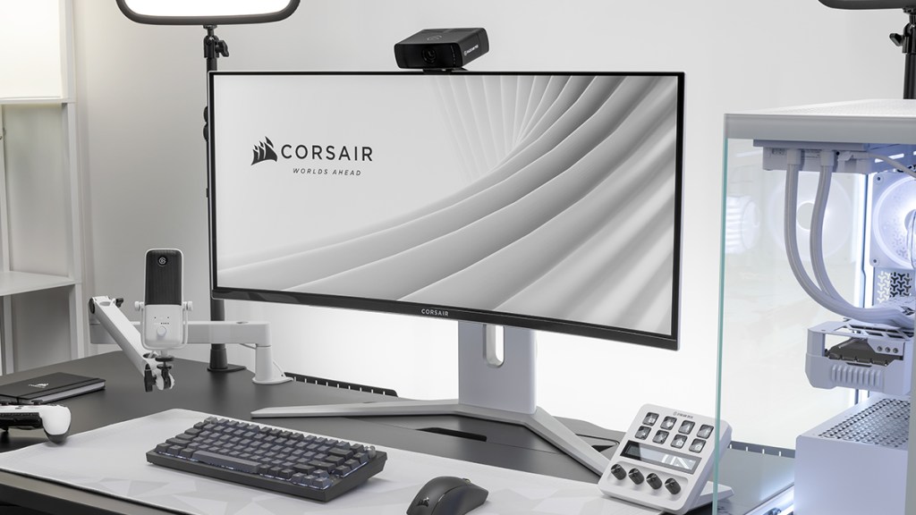 CORSAIR Launches XENEON 34WQHD240-C QD-OLED Gaming Monitor: A Stylish White Design for Immersive Gaming, Multimedia, and Content Creation