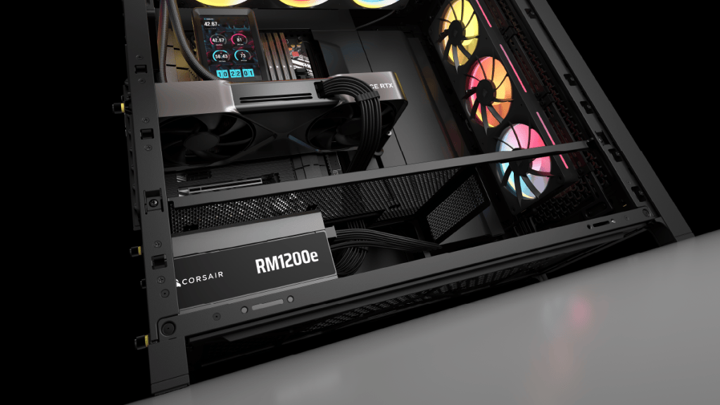 CORSAIR Launches the RM1200e Power Supply with Built-in PinProtect GPU Overcurrent Protection and Platinum-certified Efficiency