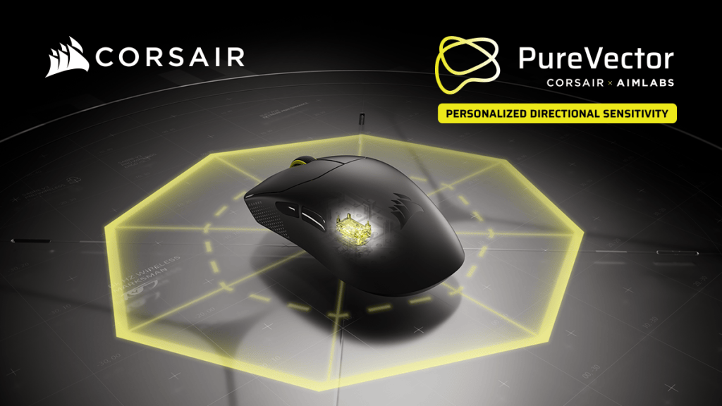 CORSAIR Changes the Game with PureVector, a Science-Based Personalized Aiming Technology, Launching Exclusively in the SABRE v3 PRO PureVector Mouse Series
